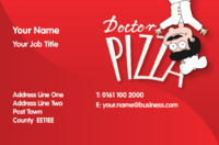 Fast Food Business Card  by Templatecloud