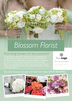 Florist  A5 Flyers by Templatecloud 