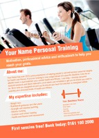 Gym A6 Flyers by Templatecloud 