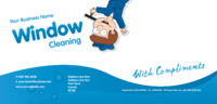 Window Cleaning 1/3rd A4 Stationery by Templatecloud 