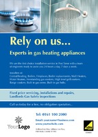 Gas Fitters A6 Flyers by Templatecloud 