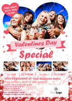 Night Club A5 Flyers by Templatecloud 