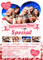 Night Club A5 Flyers by Templatecloud 