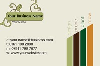 Garden Maintenance Business Card  by Templatecloud 