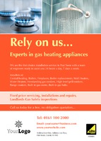 Gas Fitters A6 Flyers by Templatecloud 