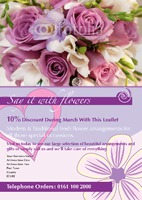 Florists A5 Flyers by Templatecloud 