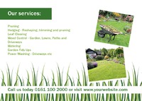 Garden Maintenance A6 Postcards by Templatecloud