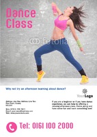 Dance A4 Flyers by Templatecloud 