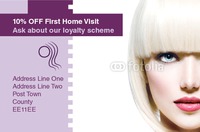 Beauty Salon Business Card  by Templatecloud