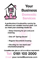 Cleaning A6 Flyers by Templatecloud