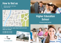 Education and Training A4 Folded Leaflets by Templatecloud 