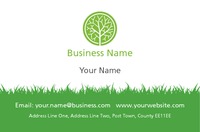 Lawn Mowing Business Card  by Templatecloud 