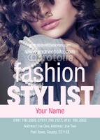 Beauty Salon A6 Flyers by Templatecloud 