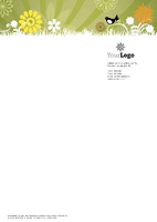 Garden Maintenance A4 Stationery by Templatecloud 