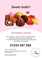 Baker A6 Leaflets by Templatecloud 