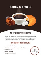 Cafe A6 Flyers by Templatecloud 