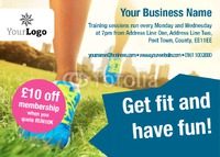 Gym A6 Flyers by Templatecloud 