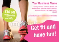 Gym A6 Flyers by Templatecloud 