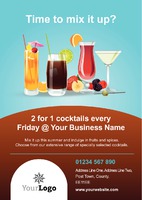 Bar A5 Flyers by Templatecloud 