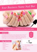 Salon A4 Flyers by Templatecloud 