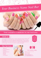 Salon A4 Flyers by Templatecloud 