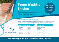 Cleaning A6 Flyers by Templatecloud 