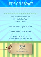 Birthday Party A6 Flyers by Templatecloud