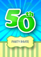 Birthday Party A6 Flyers by Templatecloud 