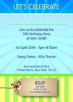 Birthday Party A6 Flyers by Templatecloud