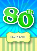 Birthday Party A6 Flyers by Templatecloud 