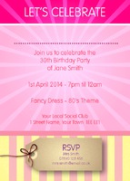 Birthday Party A6 Flyers by Templatecloud