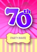 Birthday Party A6 Flyers by Templatecloud 