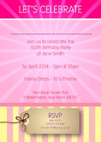 Birthday Party A6 Flyers by Templatecloud