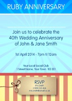  A5 Invitations by Templatecloud