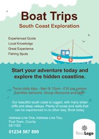 Boat Trip A3 Posters by Templatecloud 