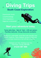 Boat Trip A5 Flyers by Templatecloud 