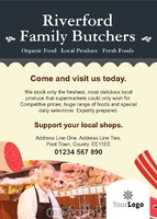 Market A6 Flyers by Templatecloud 