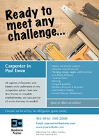 Carpenters A2 Posters by Templatecloud 