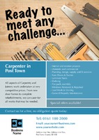 Carpenters A3 Posters by Templatecloud 