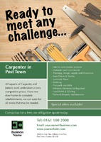Carpenters A3 Posters by Templatecloud 