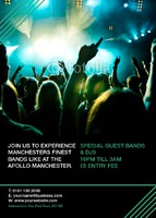 Music A6 Flyers by Templatecloud