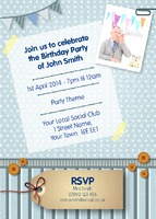 Birthday Party A6 Invitations by Templatecloud