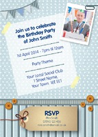 Birthday Party A6 Invitations by Templatecloud