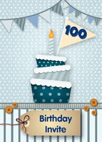 Birthday Party A6 Invitations by Templatecloud 