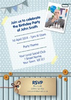Birthday Party A6 Invitations by Templatecloud