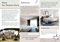 Hotel A4 Folded Leaflets by Templatecloud