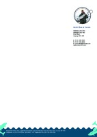  Large (folds to A5) Stationery by Templatecloud 