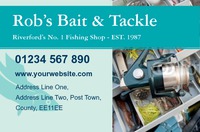 Business Card Angling Shop Collection by Templatecloud 