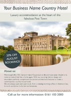 Hotel A4 Flyers by Templatecloud 