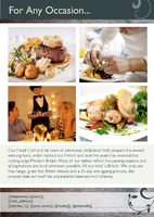 Restaurant A4 Flyers by Templatecloud